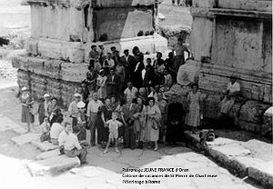 COLO JEUNE FRANCE 1950 podesta 21 Pelerinage_TD_Rome_1950_3